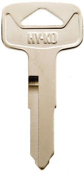 Hy-Ko 11010YH46 Automotive Key Blank, Brass, Nickel, For: Yamaha Motorcycle Locks